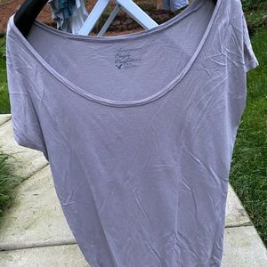 American Eagle wide neck tee